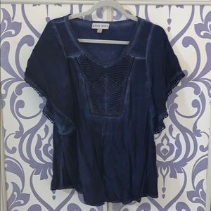 Knox Rose peasant top